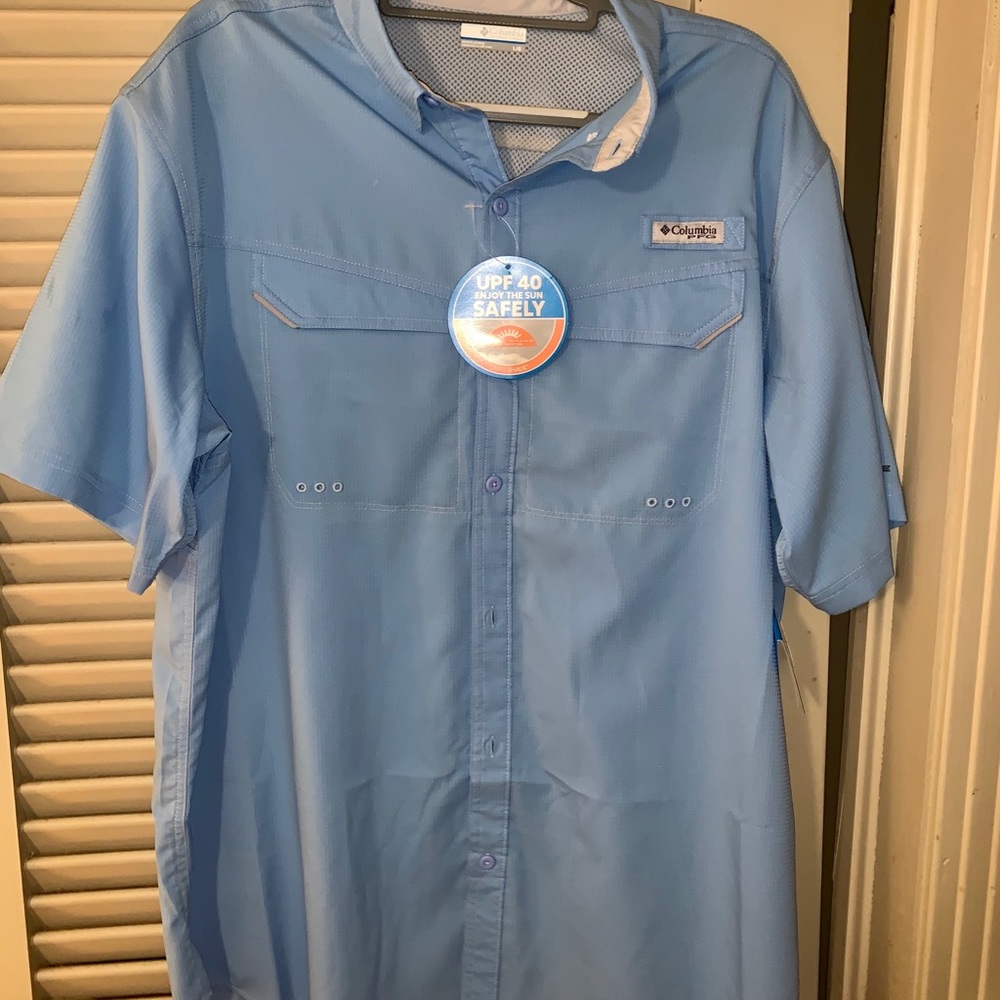 NEW WITH TAGS Men’s Columbia PFG fishing shirt